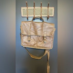 Genuine leather Roots satchel